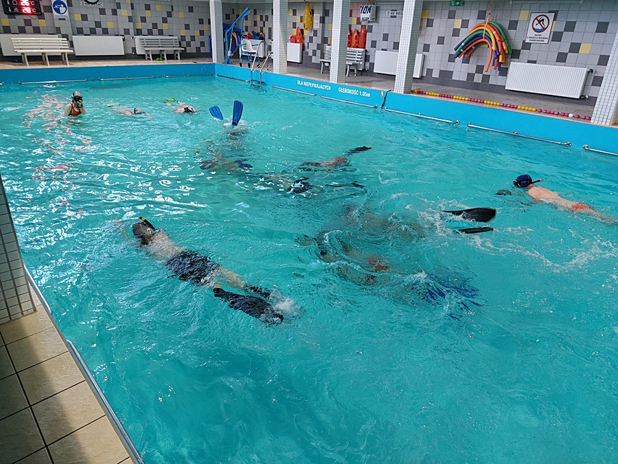 Hokej pod wodą Walenie Siemianowice Śląskie Trening 24 V 2025